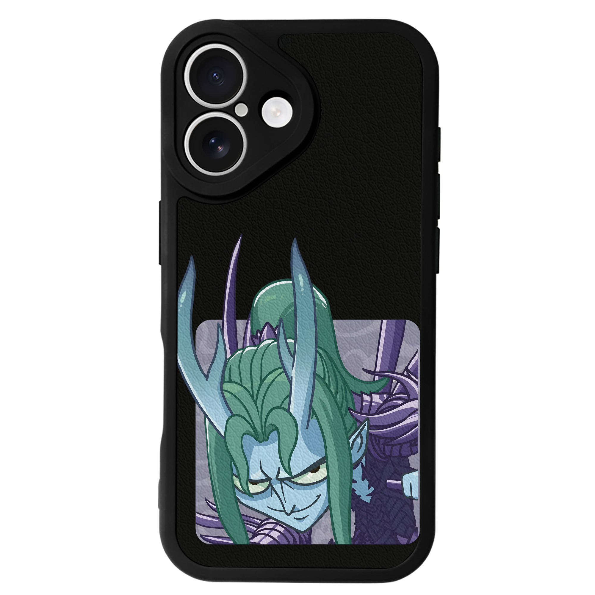 （画像用） Ne Zha 2 ナタ 魔童の大暴れ 【iPhone 16シリーズ対応】シリコンスマホケース（レザー調） 材質：シリコン